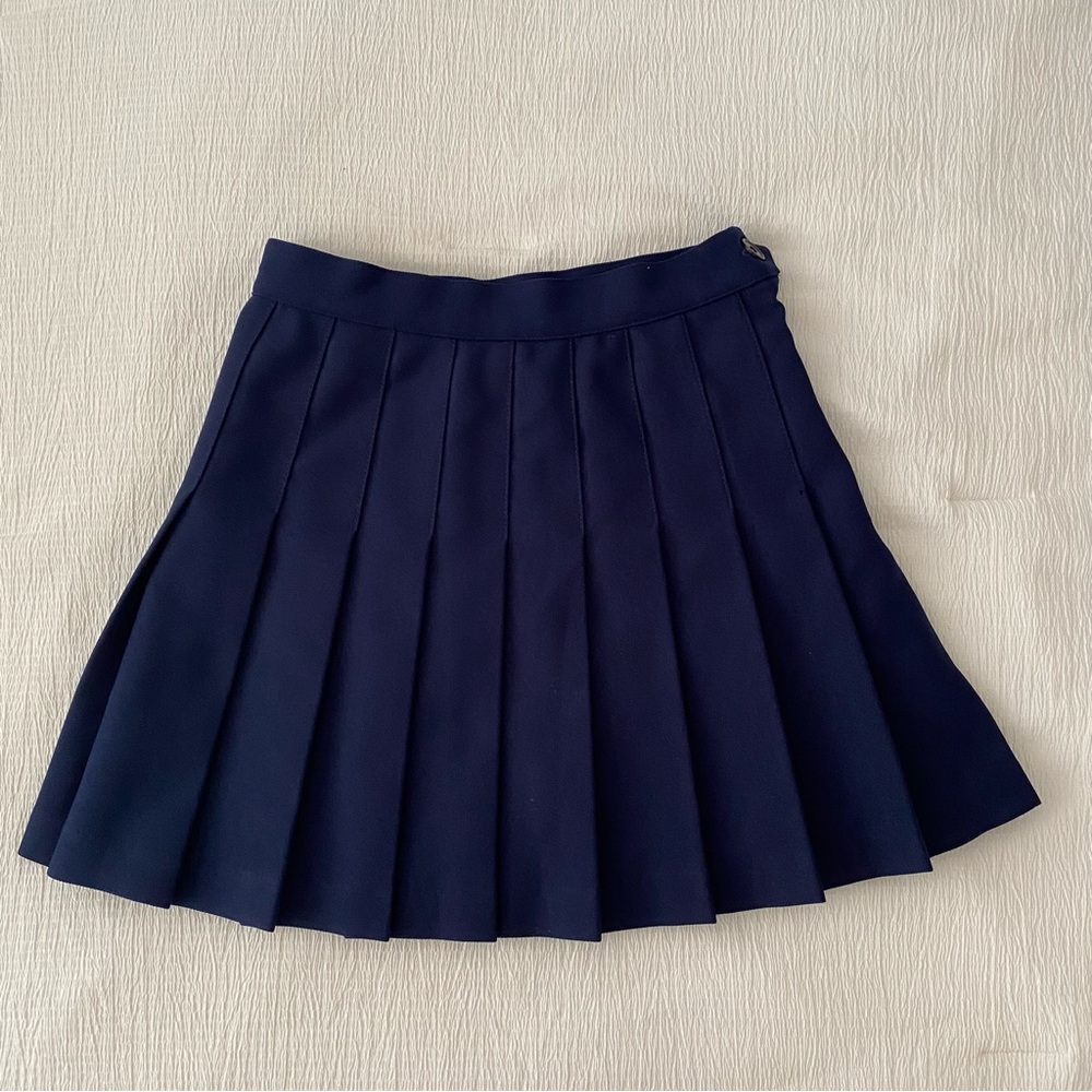 Los Angeles Apparel tennis skirt in navy blue XS